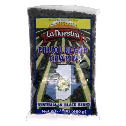 La Nuestra Frijol Negro Chapin - 24 oz