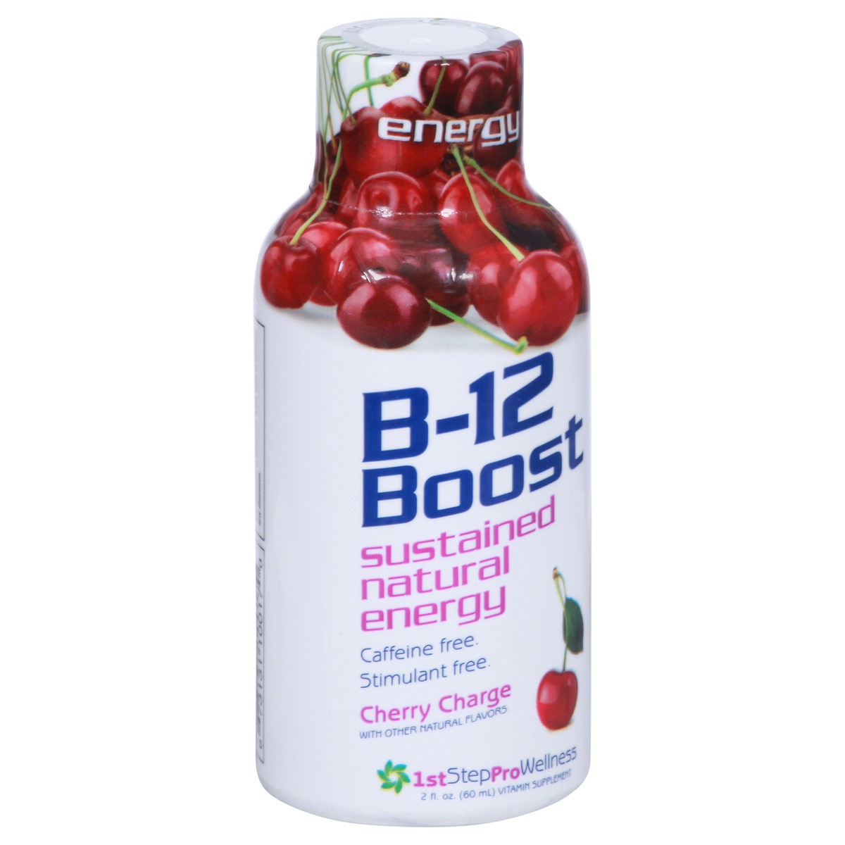 slide 2 of 10, 1st Step Pro Wellness Cherry Charge B-12 Boost 2 oz, 2 oz