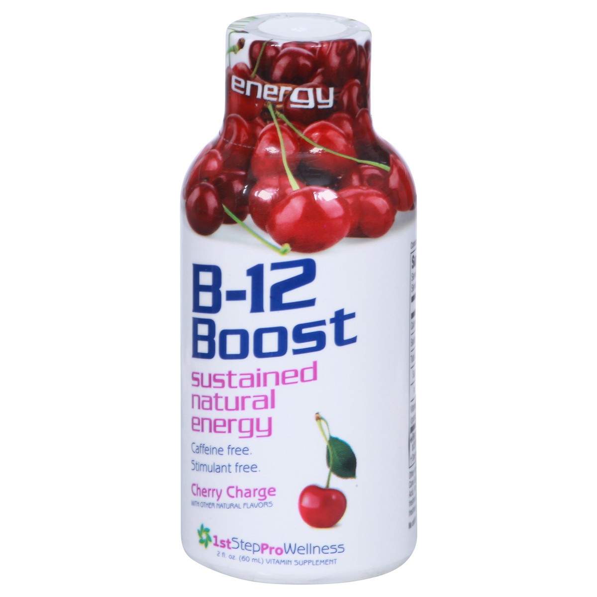 slide 9 of 10, 1st Step Pro Wellness Cherry Charge B-12 Boost 2 oz, 2 oz