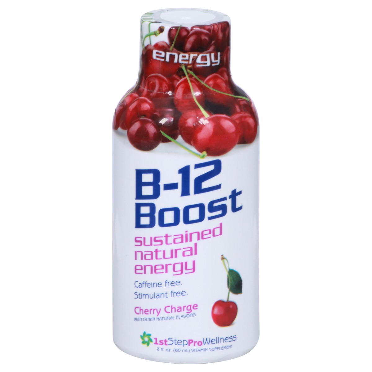 slide 8 of 10, 1st Step Pro Wellness Cherry Charge B-12 Boost 2 oz, 2 oz