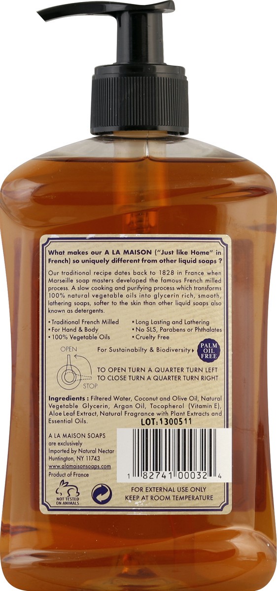 slide 2 of 4, A La Maison French Lavendar Aloe Hand Soap, 16.9 fl oz