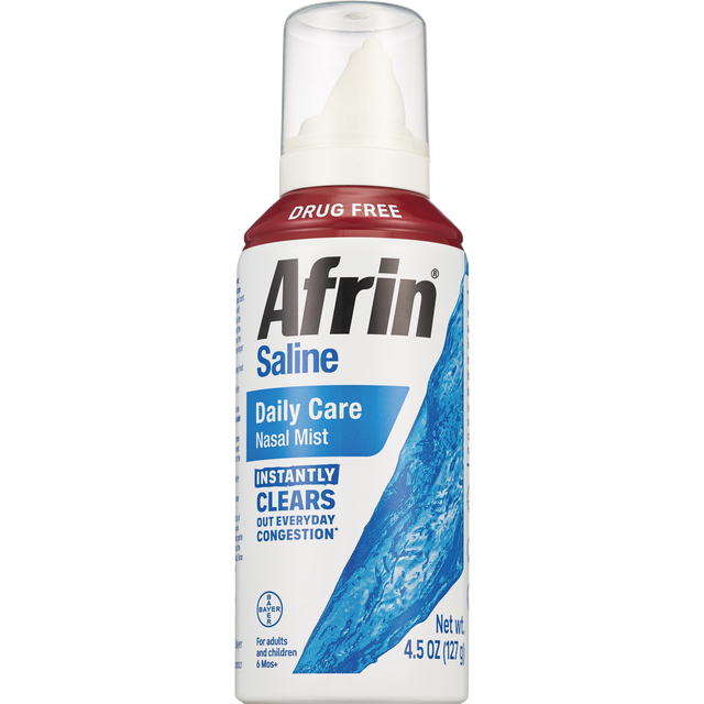 slide 1 of 1, AFRIN SALINE Daily Care Nasal Spray 4.5oz., 4.5 oz