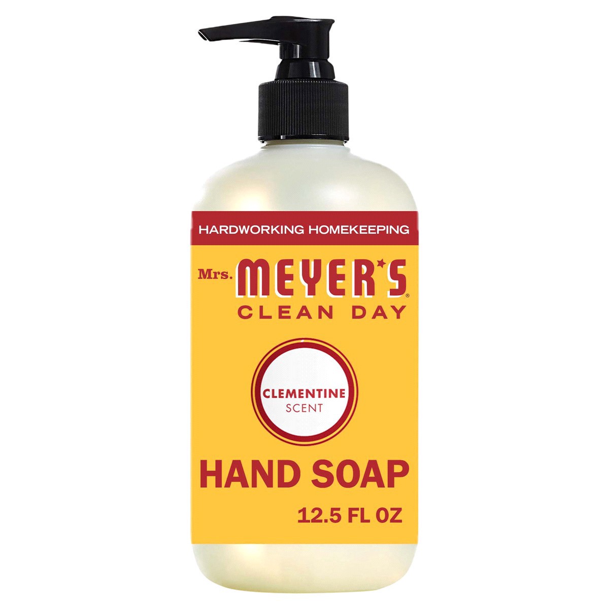 slide 1 of 9, MRS MEYERS Mrs. Meyer's Clean Day Liquid Hand Soap, Clementine Scent, 12.5 fl oz, 12.5 fl oz