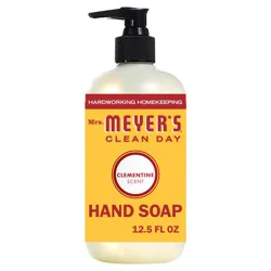 MRS MEYERS Mrs. Meyer's Clean Day Liquid Hand Soap, Clementine Scent, 12.5 fl oz