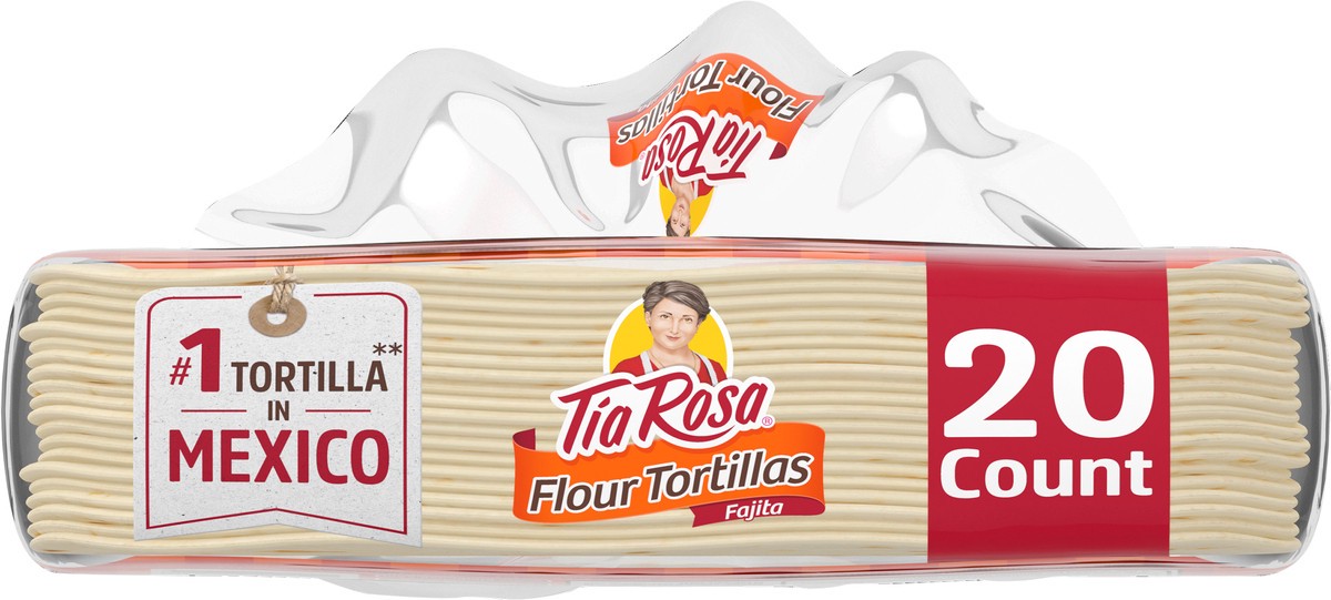 slide 8 of 14, Tia Rosa Flour Tortillas Fajita Size, 20 count, 20 ct