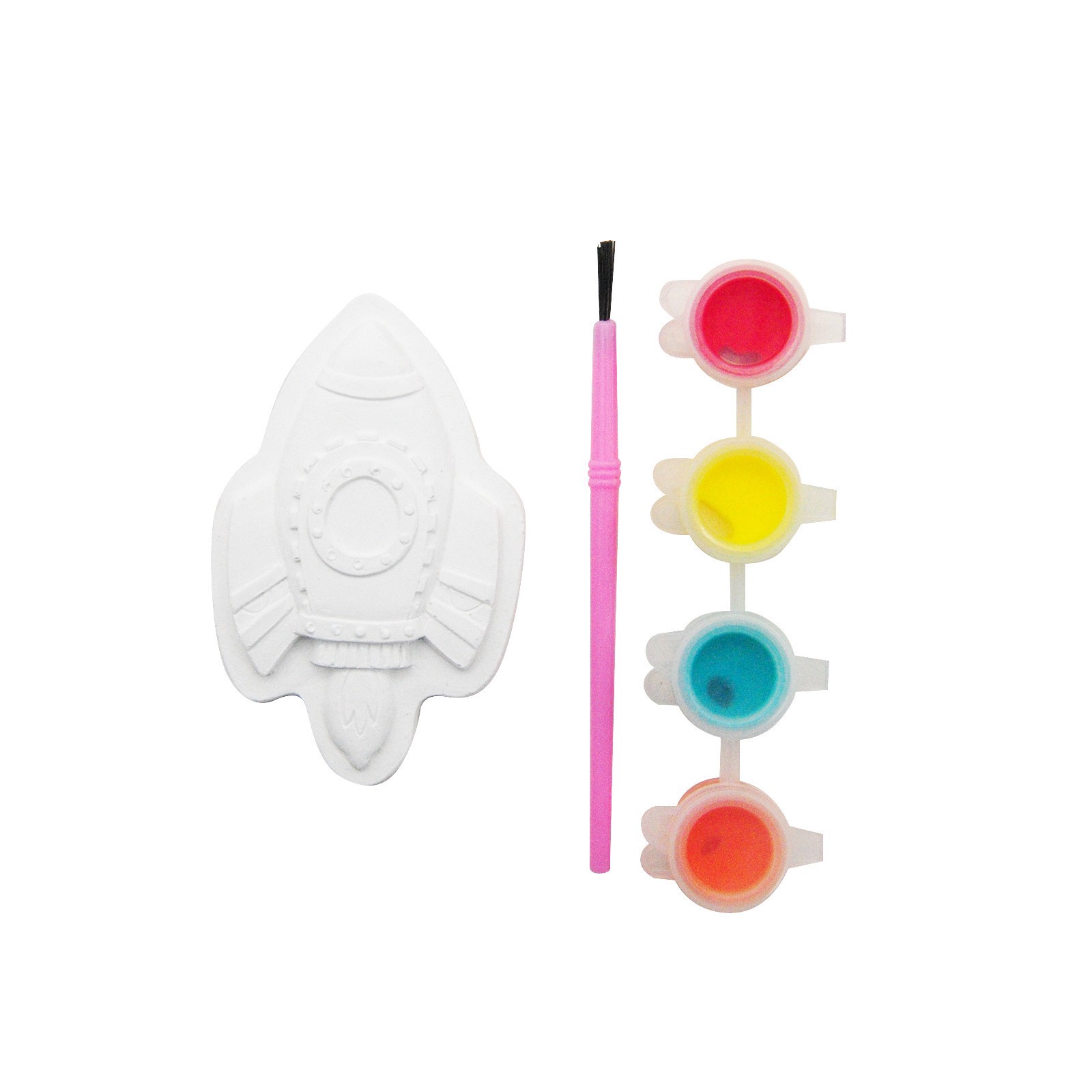 slide 3 of 3, Rocket Color-In Magnet By Creatology, 3.14 in x 1.97 in x 0.4 in