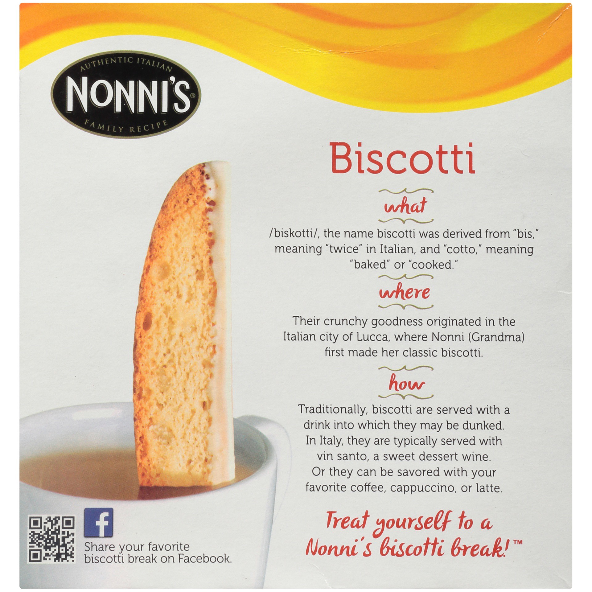 slide 5 of 8, Nonni's Limone Biscotti, 6.88 oz