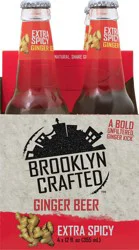 Brooklyn Crafted Extra Spicy Ginger Beer - 4 ct