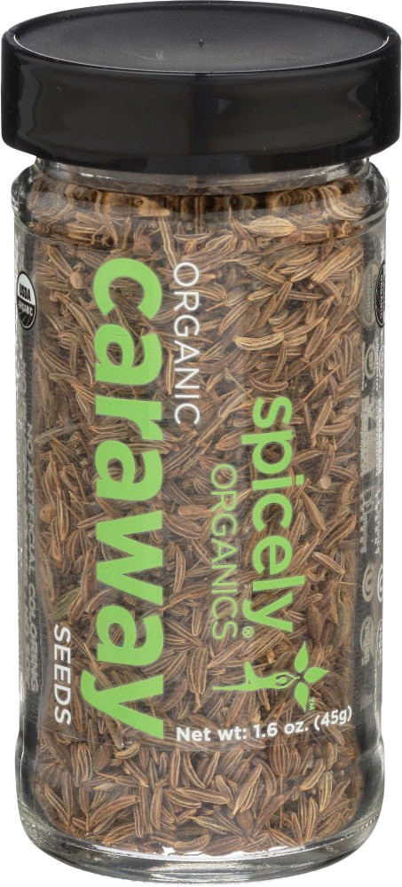 slide 1 of 2, Spicely Organic Spices Caraway 1.6 oz, 1.6 oz