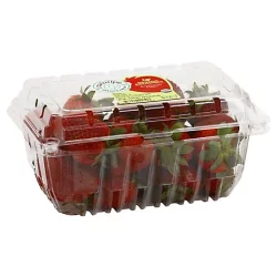 Organic Strawberries Prepacked - 1 Lb
