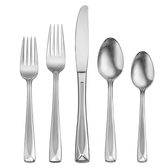 slide 1 of 1, Oneida Satin Lincoln Flatware Set, 45 ct