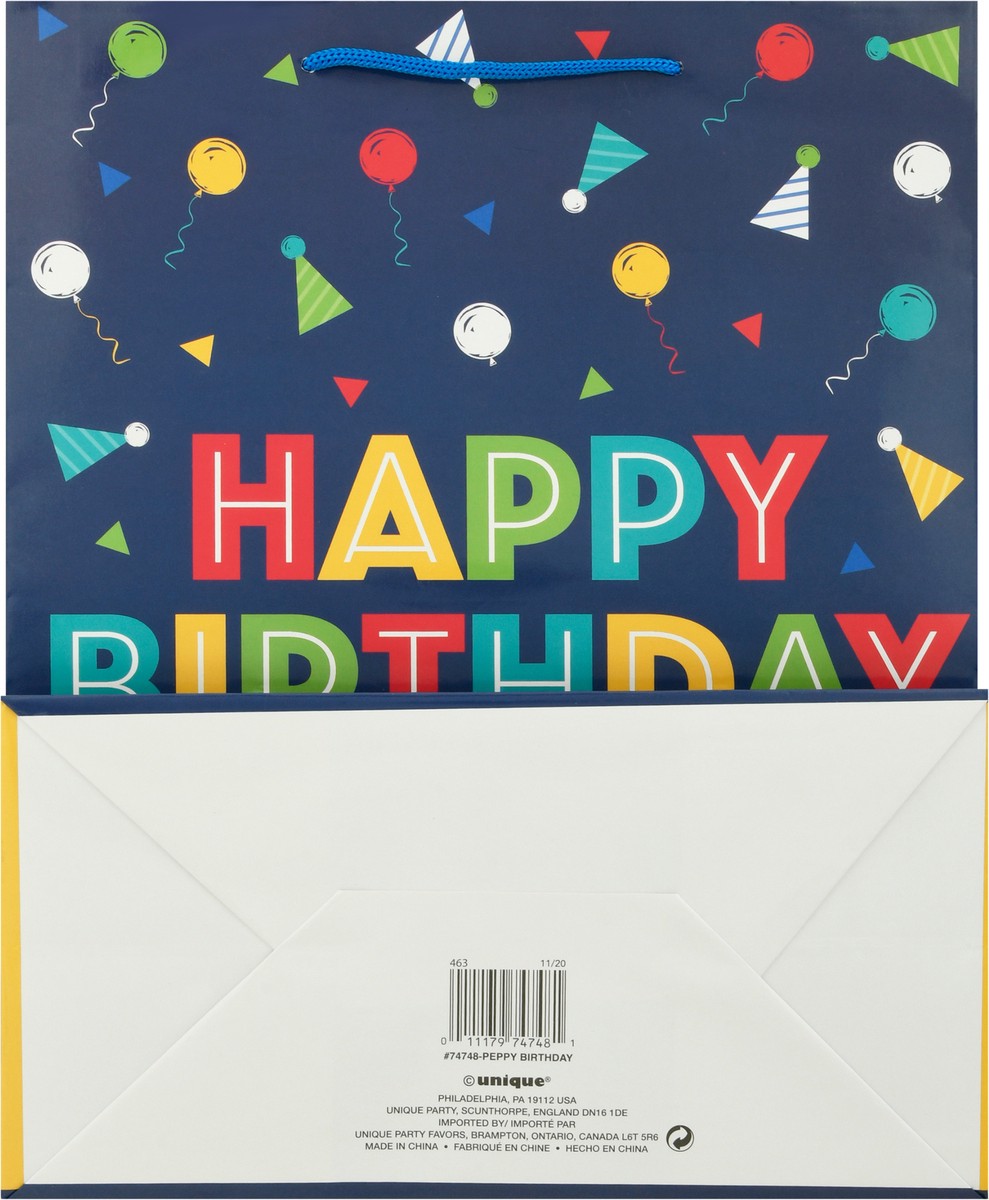 slide 3 of 9, Unique Industries Unique Peppy Birthday Bag 1 ea, 1 ct