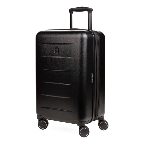 slide 7 of 10, Swissgear 8020 Expandable Hardside Spinner Luggage Carry On, 21-1/2"H X 15"W X 9-1/2"D, Black, 1 ct