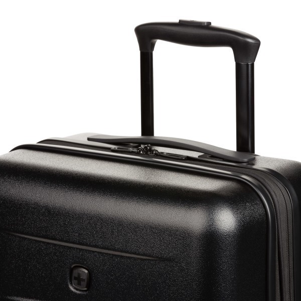 slide 3 of 10, Swissgear 8020 Expandable Hardside Spinner Luggage Carry On, 21-1/2"H X 15"W X 9-1/2"D, Black, 1 ct