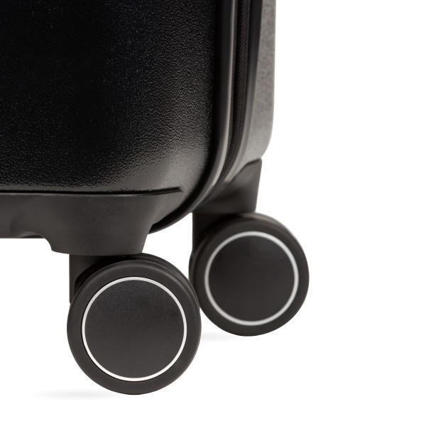 slide 5 of 10, Swissgear 8020 Expandable Hardside Spinner Luggage Carry On, 21-1/2"H X 15"W X 9-1/2"D, Black, 1 ct