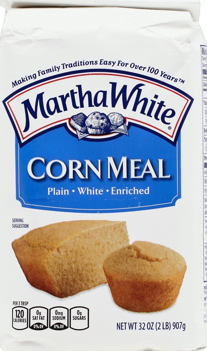 slide 2 of 6, Martha White Cornmeal 32 oz, 32 oz