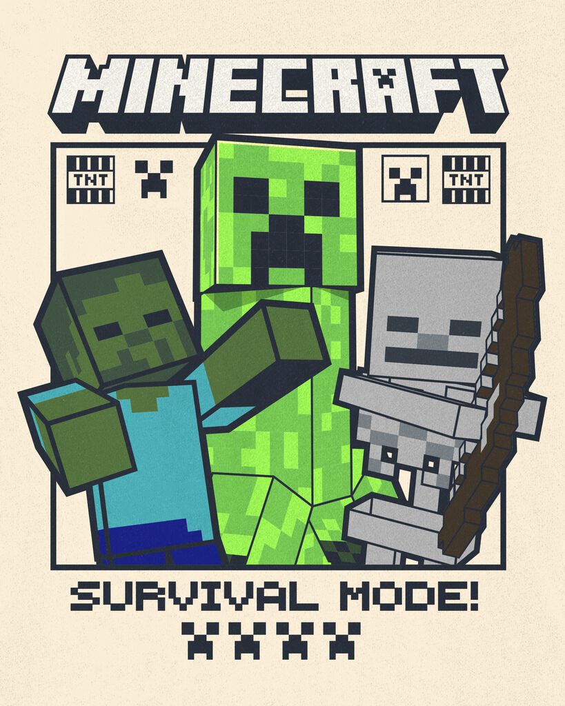 slide 2 of 2, Carter's Carters Kid Minecraft Tee Multi 4, 1 ct