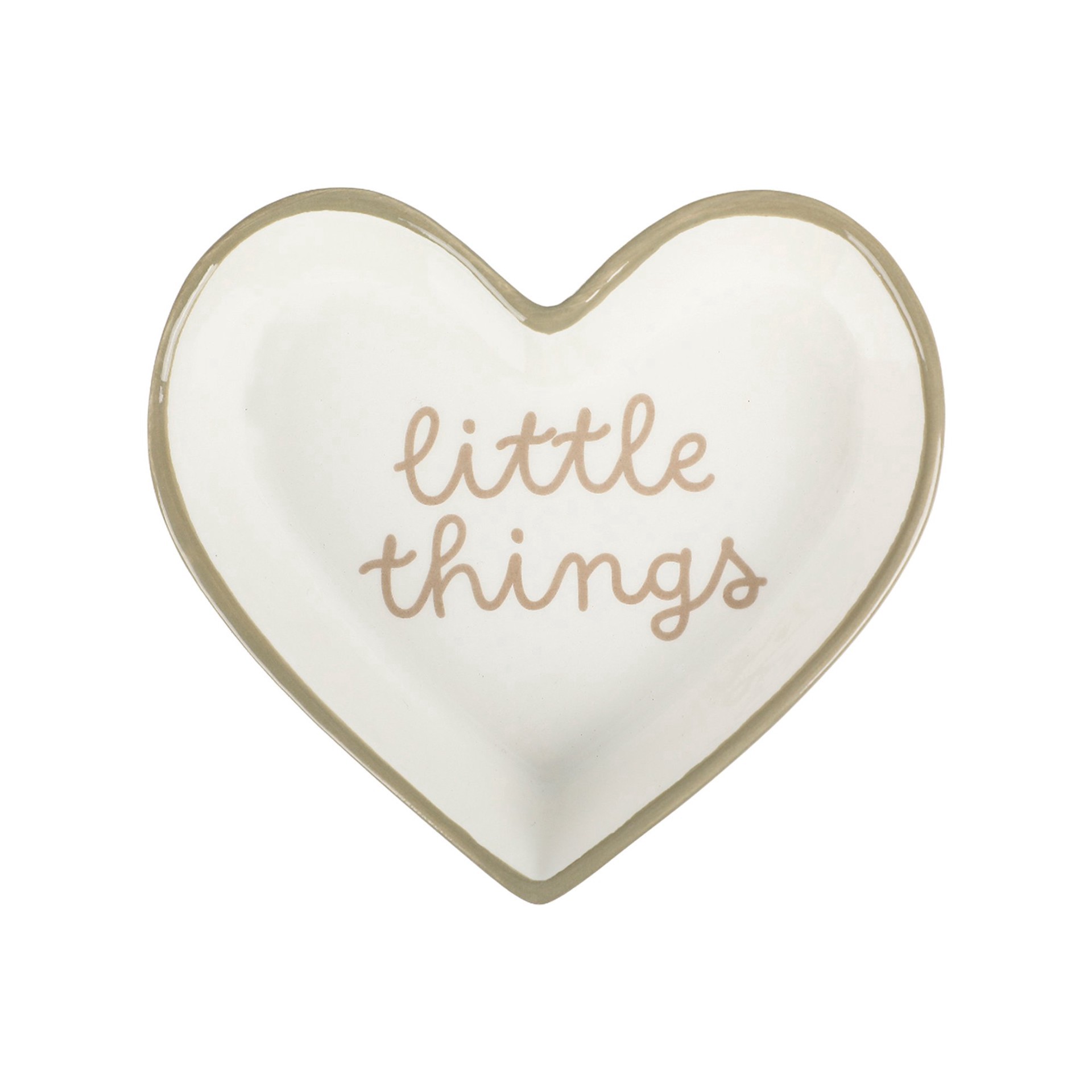 slide 1 of 1, Packed Party Little Things Heart Shaped Trinket Tray, 5 in x 5.5 in