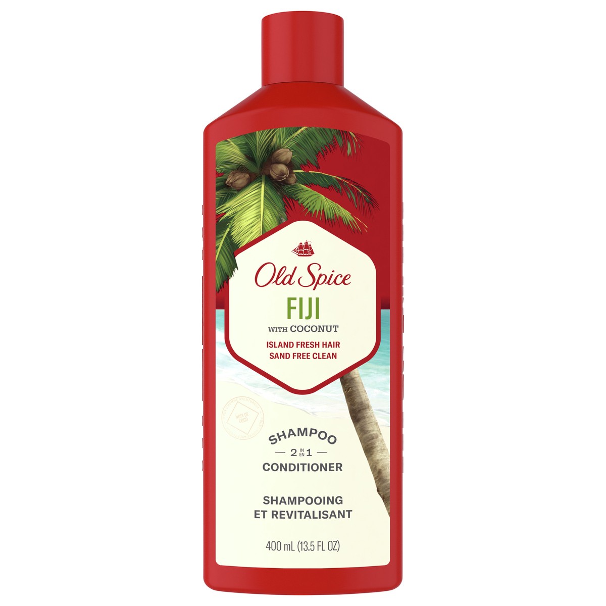 slide 1 of 3, Old Spice Fiji 2In1 Men's Shampoo And Conditioner, 13.5 fl oz