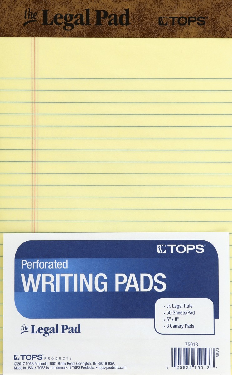 slide 1 of 1, The Honey House Writing Pads 3 ea, 3 ct