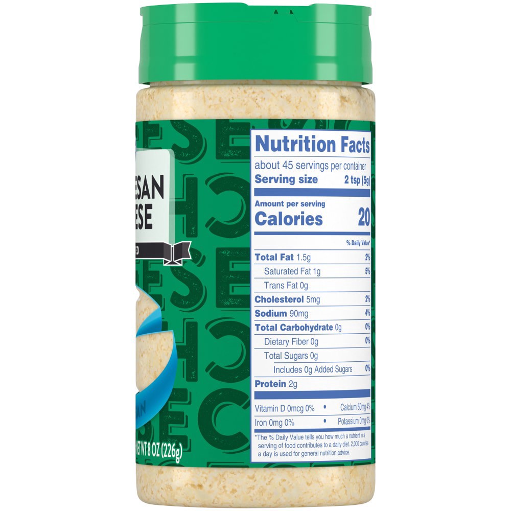 slide 3 of 3, Kroger 100% Parmesan Grated Cheese, 8 oz