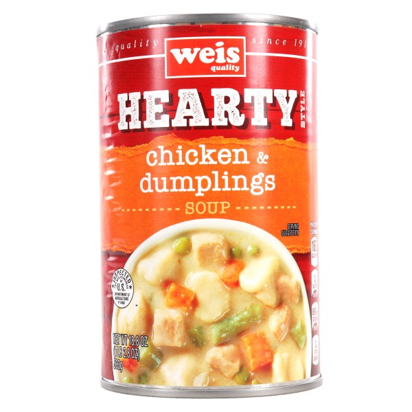 slide 1 of 1, Weis Quality Chicken & Dumpling Chunky Ready-to-serve Soup, 18.8 oz