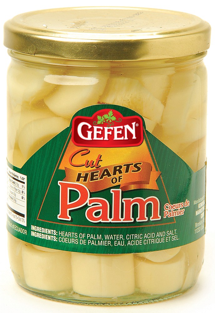 slide 1 of 3, Gefen Hearts Of Palm, 14.5 oz