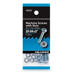 Hillman Phillips Pan Screw 10-24 x 2