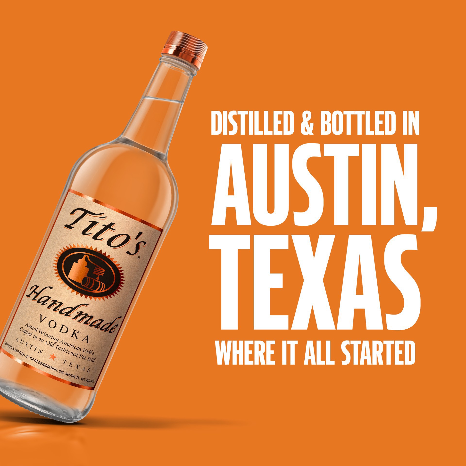 slide 2 of 6, Tito's Handmade Vodka, 200mL, 200 ml