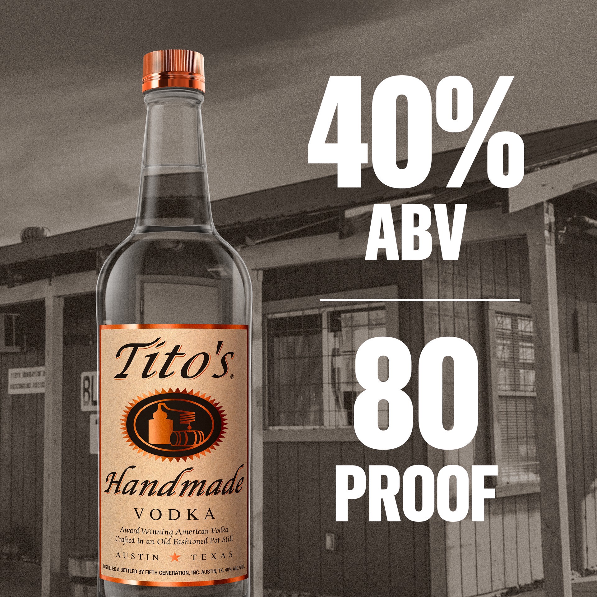 slide 4 of 6, Tito's Handmade Vodka, 200mL, 200 ml