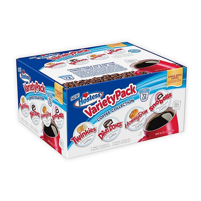 slide 1 of 1, Hostess Variety Pack Coffee for Single Serve Coffee Makers, 72 ct