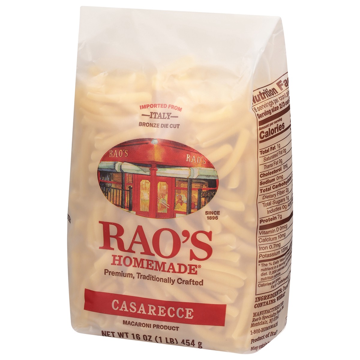 slide 5 of 14, Rao's Homemade Casarecce 16 oz, 16 oz