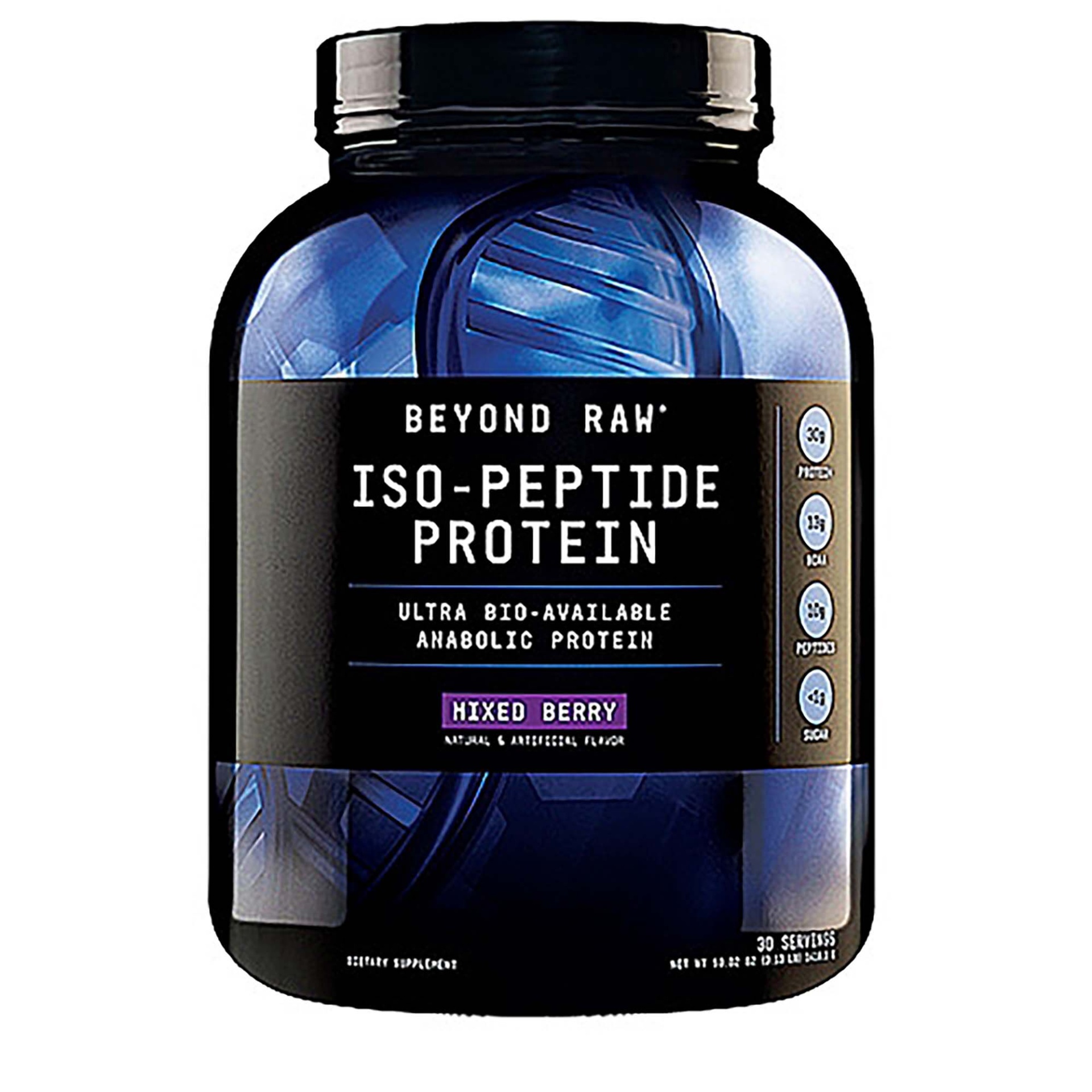 slide 1 of 1, Beyond Raw Iso-Peptide Protein - Mixed Berry, 3 lb