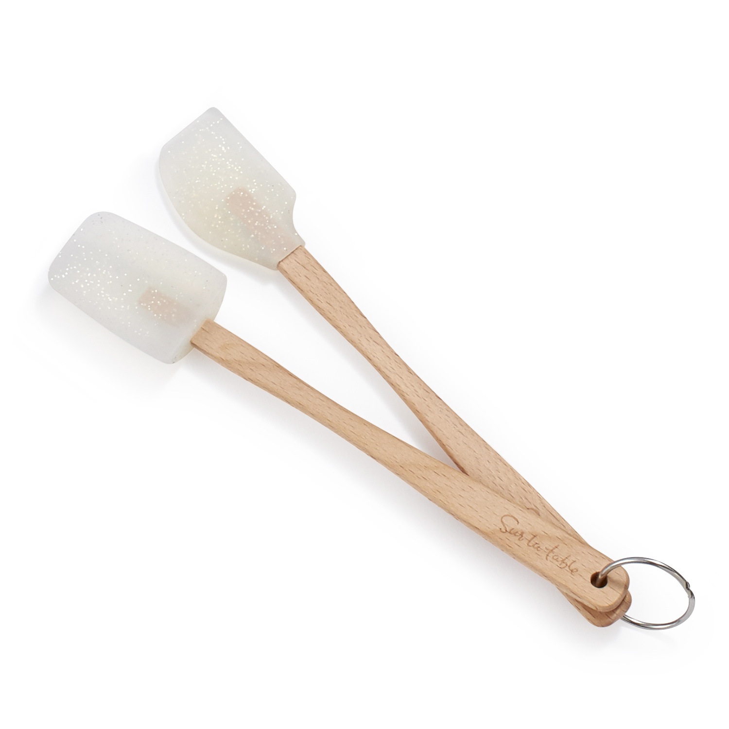 slide 1 of 1, Sur La Table Glitter Mini Spatula and Spatula Spoon, 2 ct