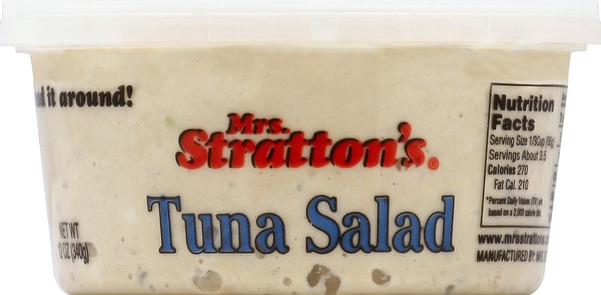 slide 3 of 3, Mrs. Stratton's Tuna Salad 12 oz, 12 oz