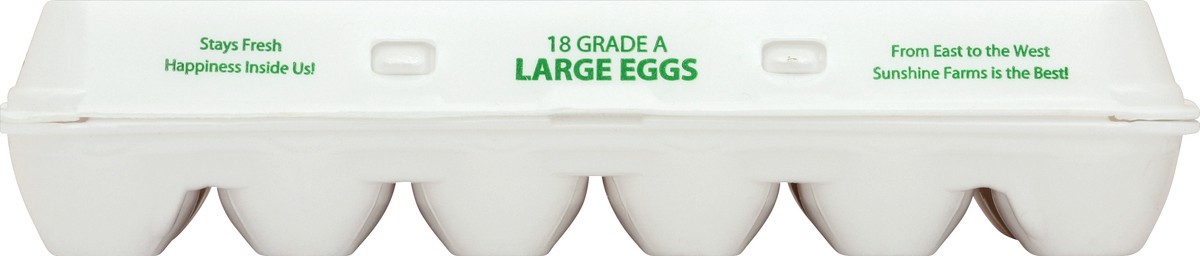 slide 4 of 4, Sunshine Farms Eggs 18 ea, 18 ct