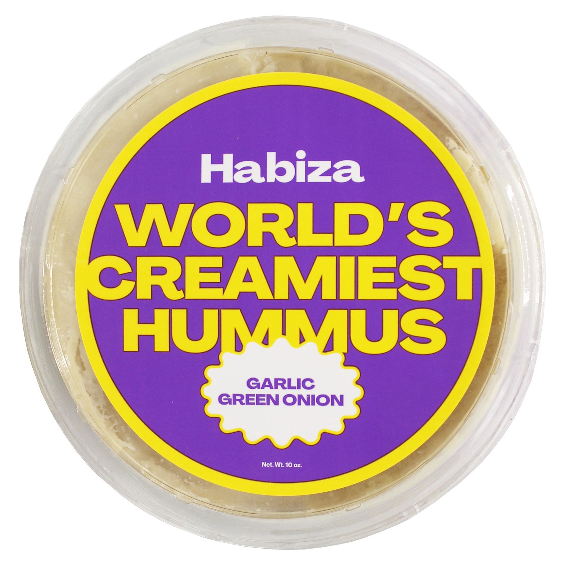 slide 1 of 1, Habiza Hummus Garlic Green Onion, 10 oz