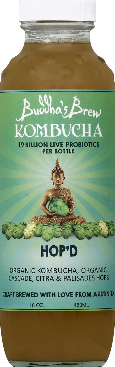 slide 1 of 5, Buddha's Brew Kombucha 16 oz, 16 oz