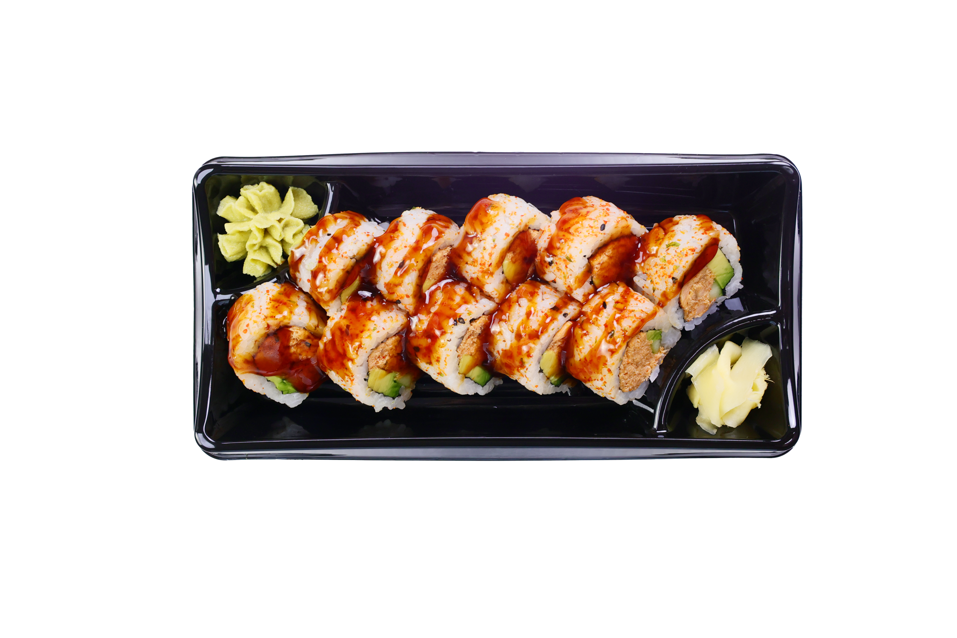 slide 1 of 1, Sushic Spicy Salmon Roll, 10 ct