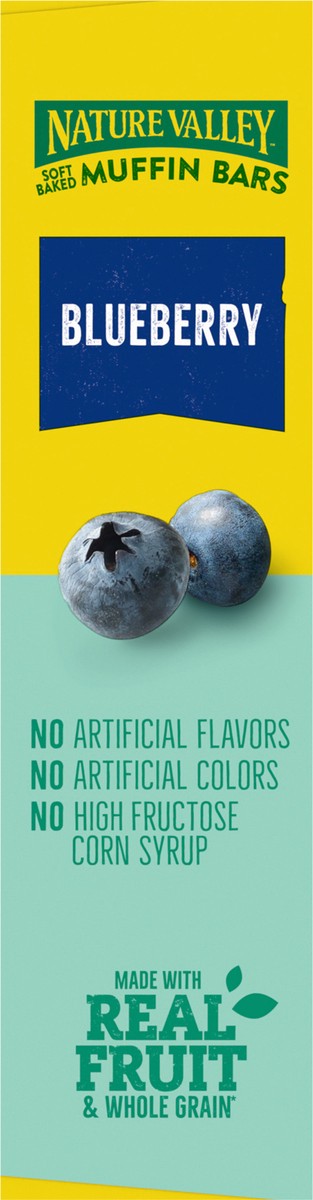 slide 6 of 13, Nature Valley Soft-Baked Muffin Bars, Blueberry, Snack Bars, 5 Bars, 6.2 OZ, 5 ct