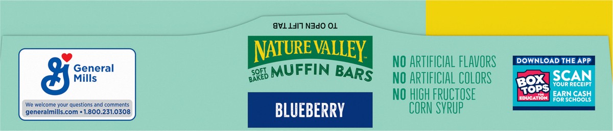 slide 12 of 13, Nature Valley Soft-Baked Muffin Bars, Blueberry, Snack Bars, 5 Bars, 6.2 OZ, 5 ct