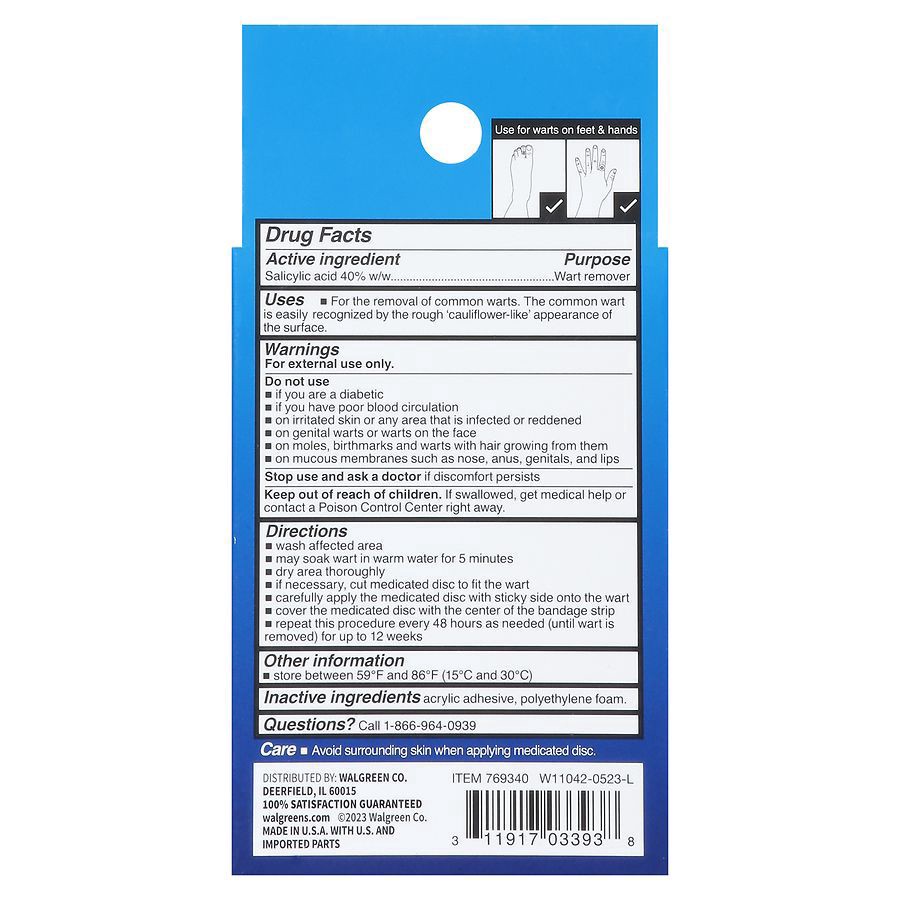 slide 3 of 5, Walgreens Wart Remover Strips, 14 ct