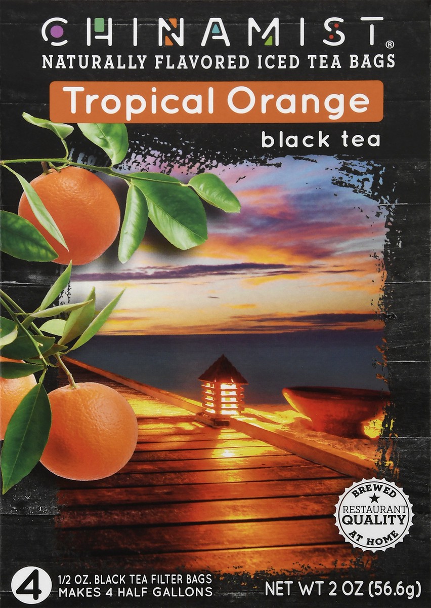 slide 8 of 13, China Mist Iced Tea Bags Tropical Orange Black Tea - 4 ct, 4 ct