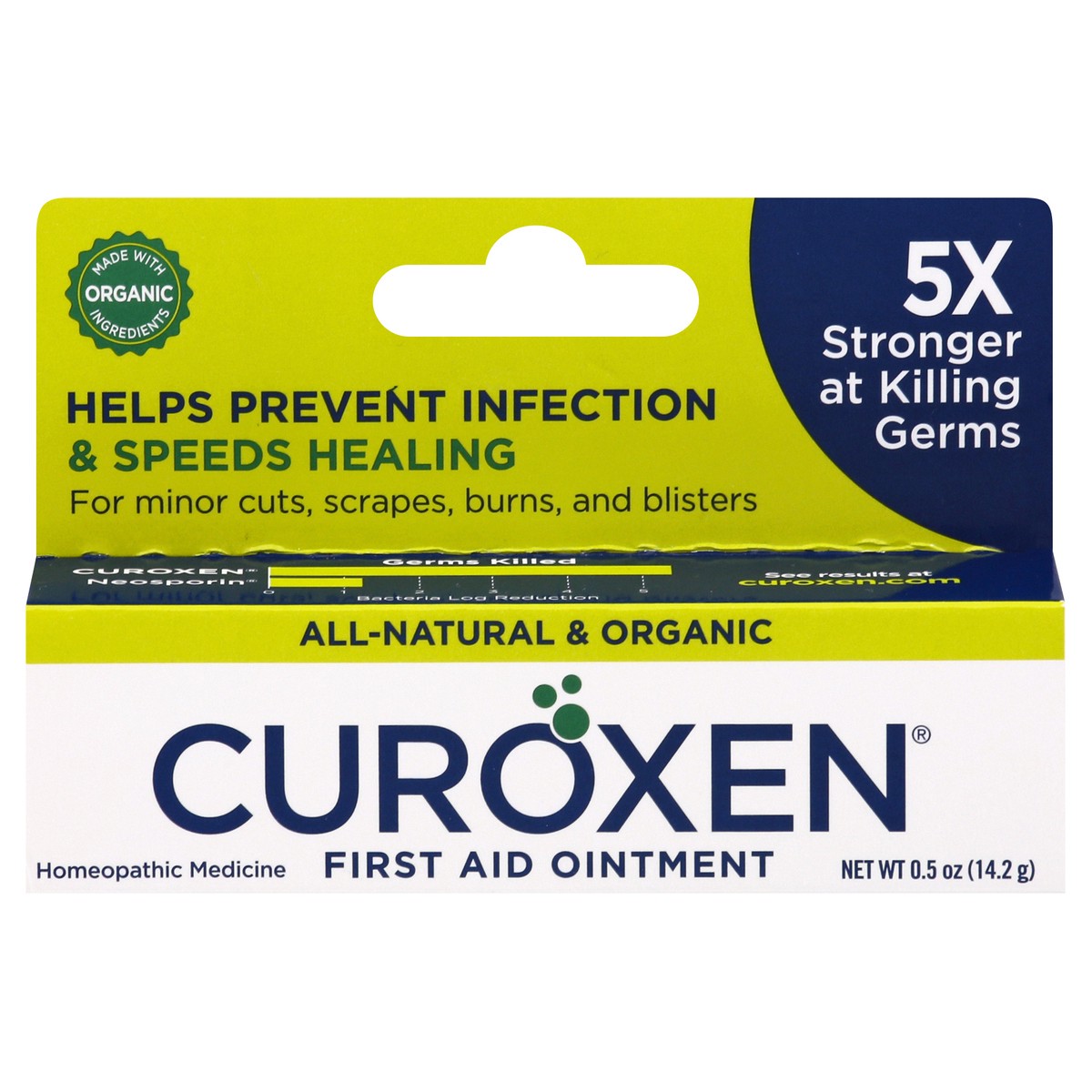 slide 1 of 12, CUROXEN All-Natural & Organic First Aid Oinment 0.5 oz, 0.5 oz