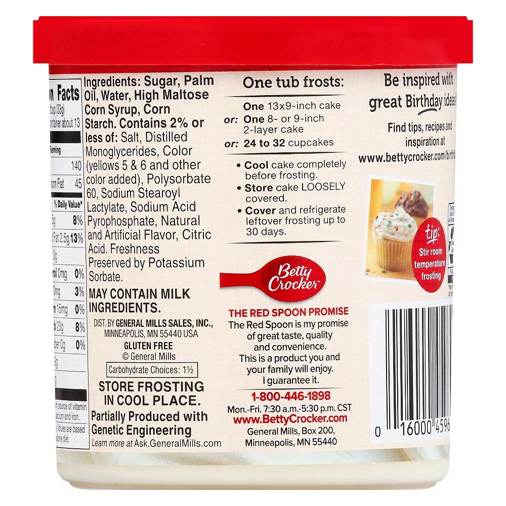 slide 100 of 148, Betty Crocker Rich And Creamy Cream Cheese Frosting, 16 oz