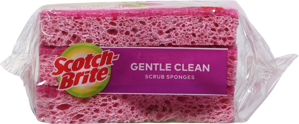 slide 8 of 11, Scotch-Brite Gentle Clean Scrub Sponges 3 ea, 3 ct