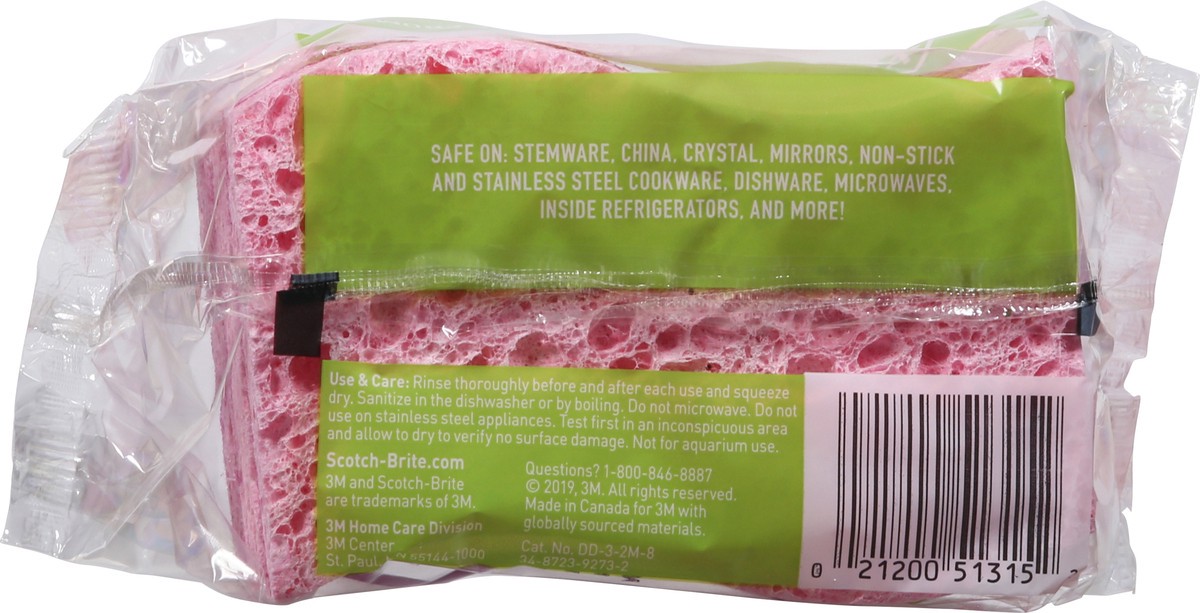 slide 5 of 11, Scotch-Brite Gentle Clean Scrub Sponges 3 ea, 3 ct