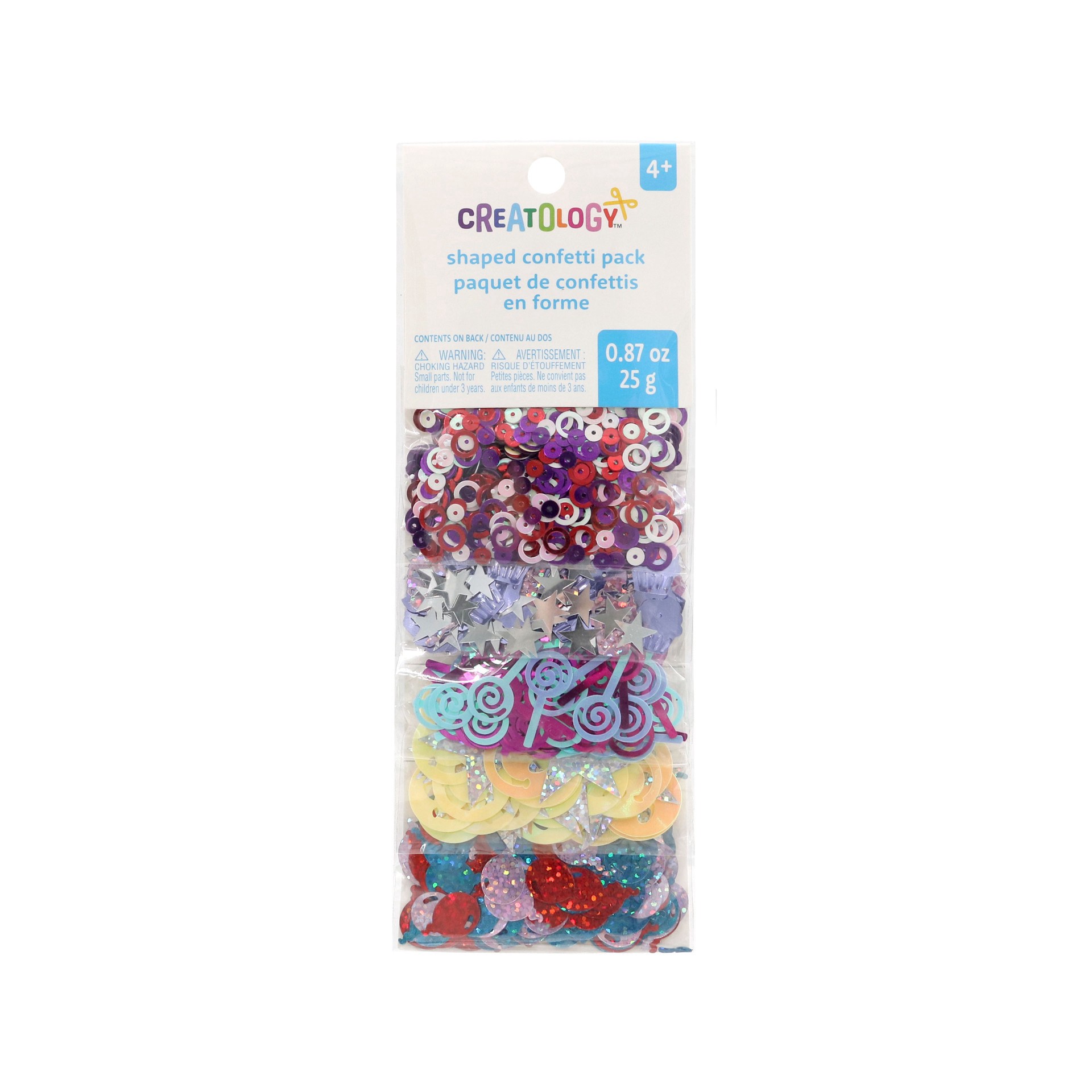 slide 2 of 2, Party Pizazz Shaped Confetti Pack By Creatology, 0.87 oz