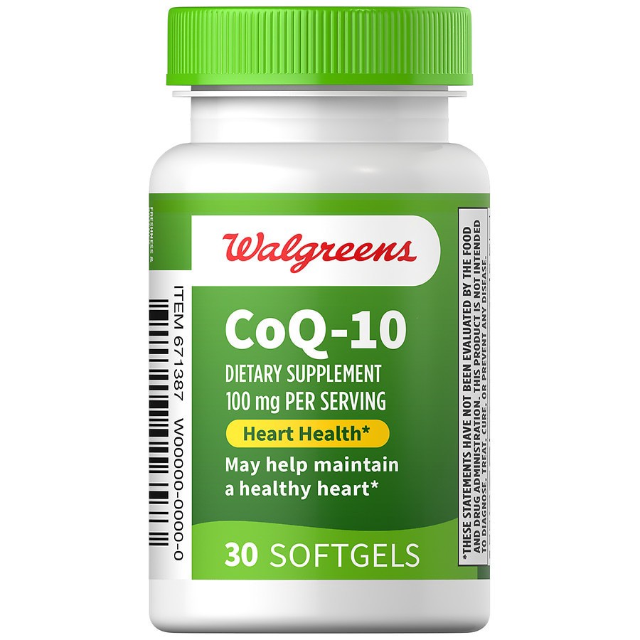 slide 1 of 1, Walgreens CoQ-10 100 mg, 30 ct