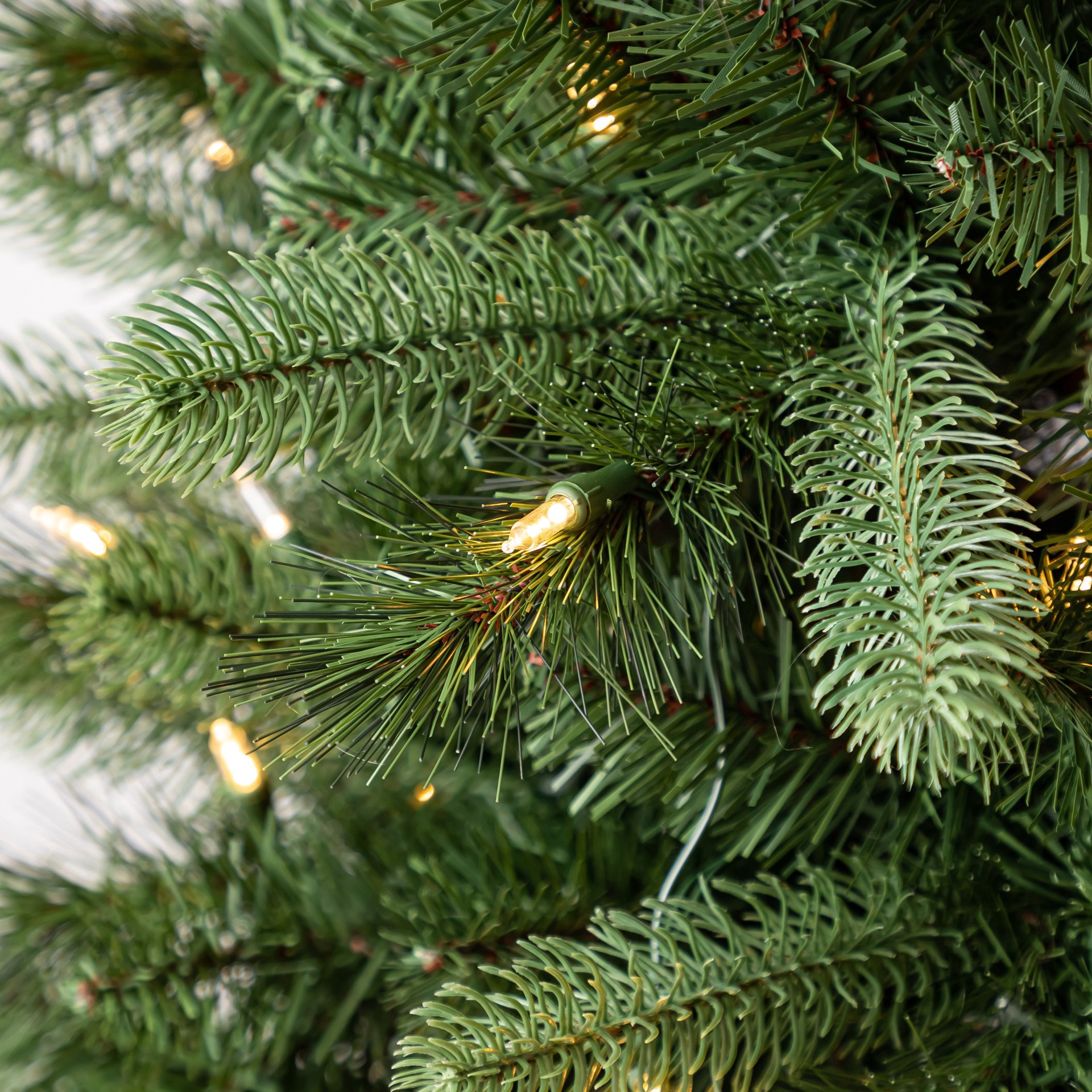 slide 8 of 8, 9ft. Pre-Lit Rothwell Slim Artificial Christmas Tree, Warm White Led Lights By Ashland, 9 ft